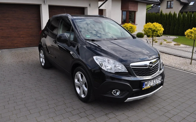 Opel Mokka cena 45900 przebieg: 136000, rok produkcji 2015 z Przasnysz małe 106